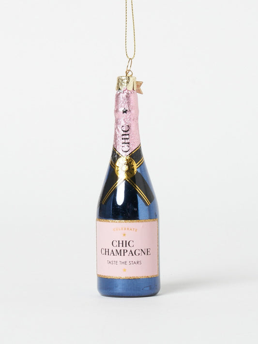 《VONDELS》オーナメント luxury pink bottle with champagne