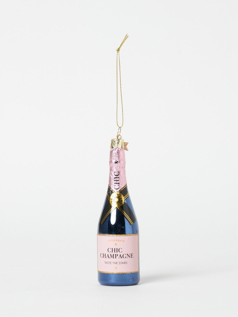 《VONDELS》オーナメント luxury pink bottle with champagne