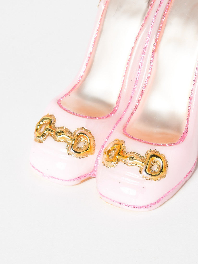 《VONDELS》オーナメント love pink slingback heel