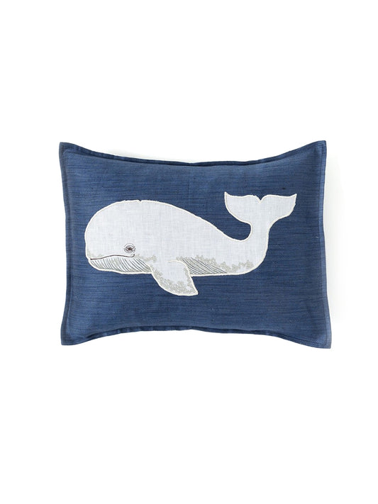 クッションカバー 30x40 Whale Applique