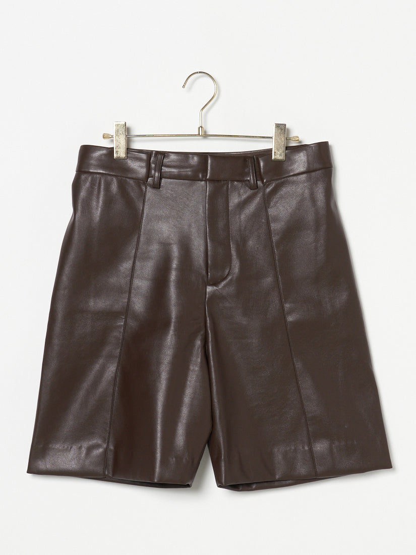 《PROVOKE》fakeleather shorts