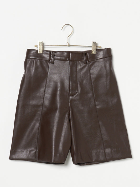 《PROVOKE》fakeleather shorts