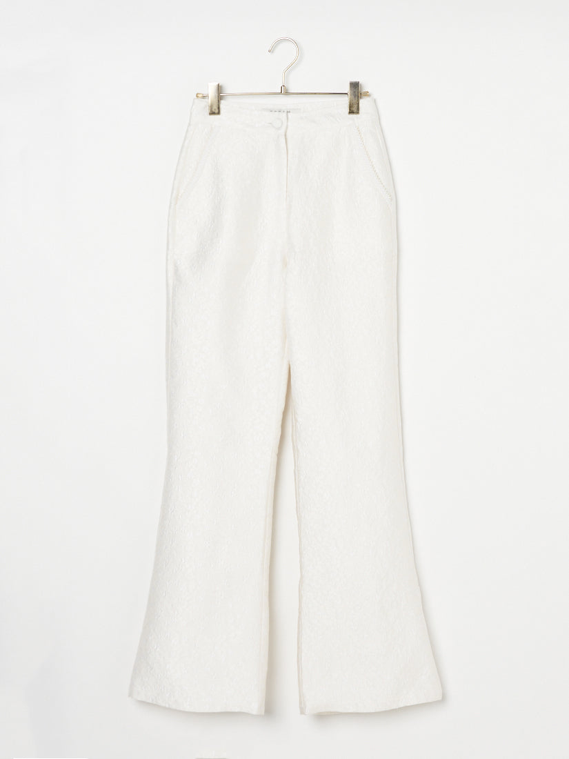 《DREAM SISTER JANE》Evie Jacquard Flared Trousers