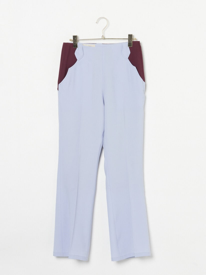 《77Circa》western colour scheme twill pants