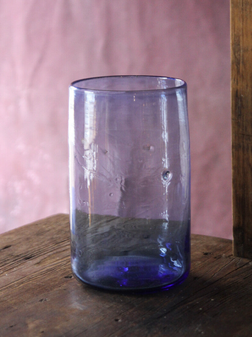 フラワーベース VASE DROIT LIGHT BLUE