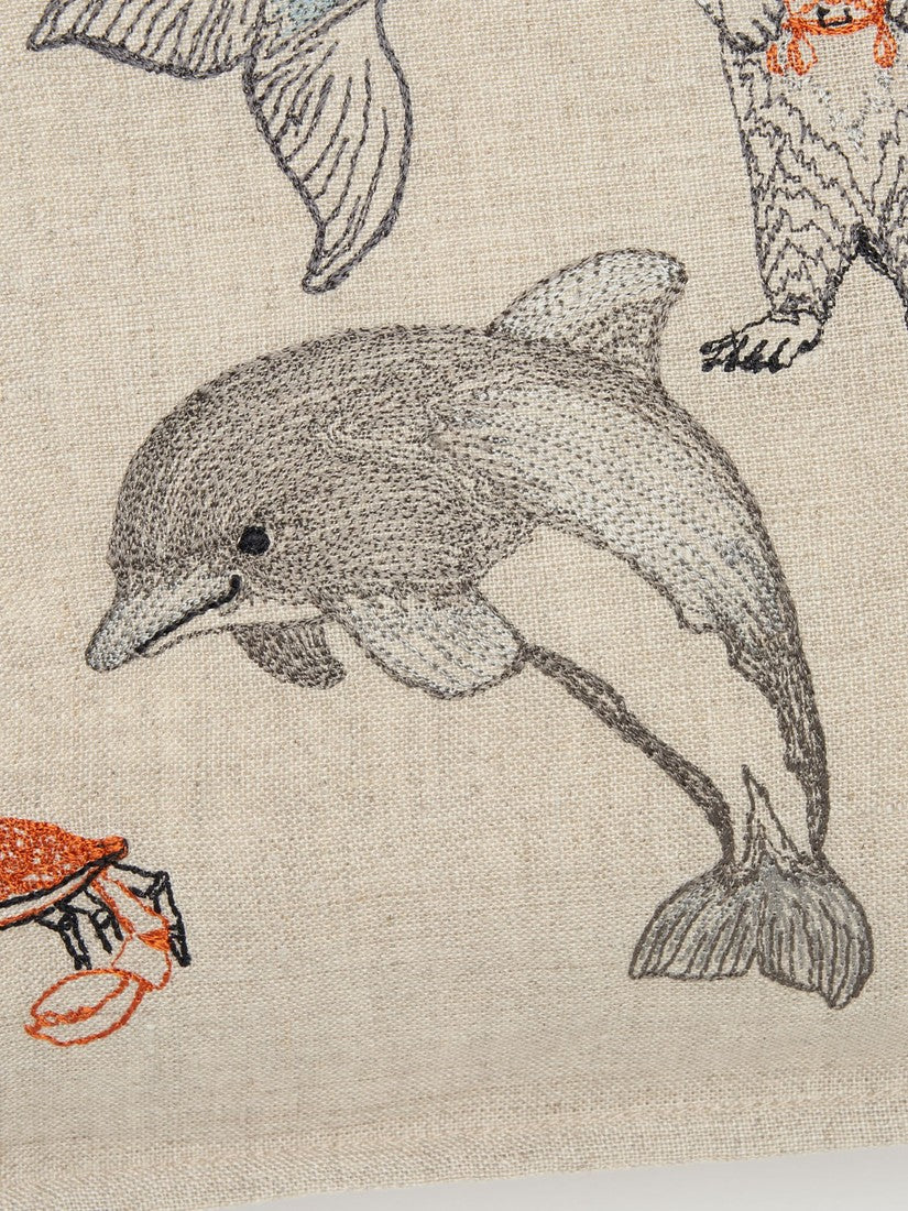 Coastal｜クッションカバー 40x40 Sea Friends