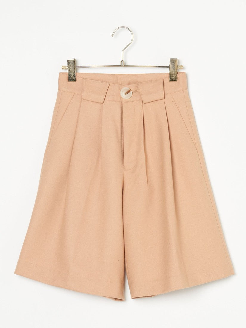 《OSKER》High-waisted woollen shorts