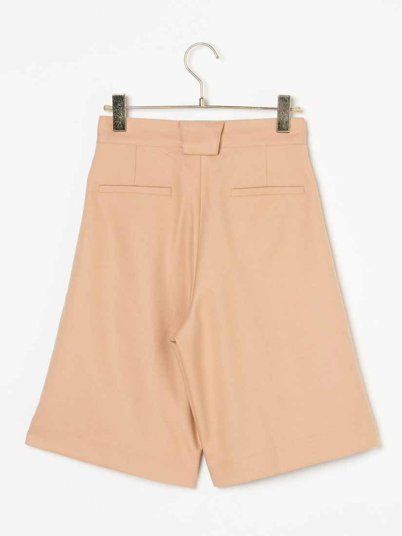 《OSKER》High-waisted woollen shorts