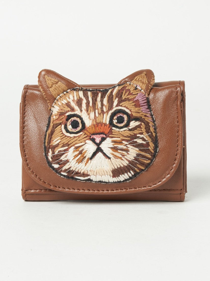 brown cat Wallet